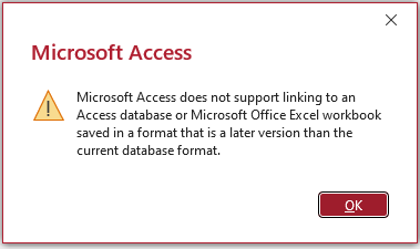 Linked Table Error