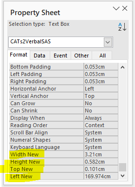 Controls - 4 new properties