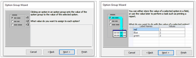 Option Group Wizard Bug