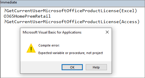 Expected Variable Error - in Access