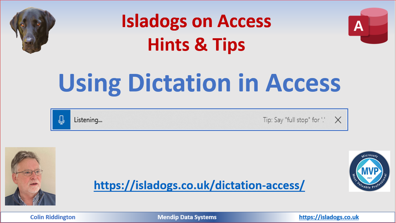 Dictation Access