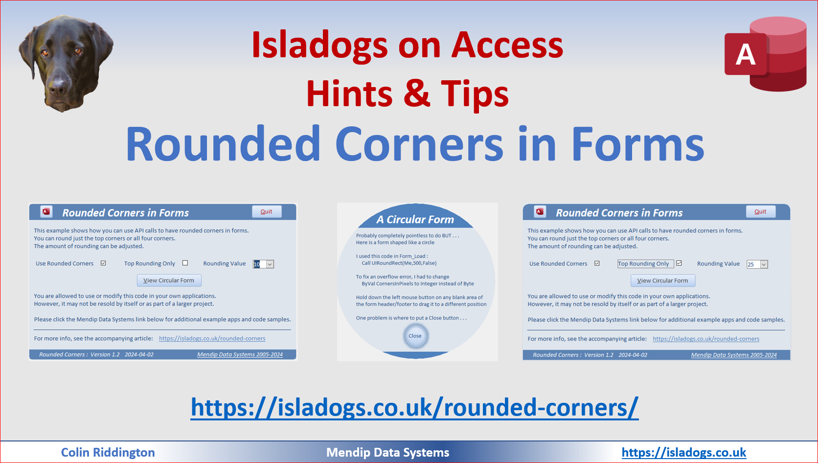 Rounded Corners in Forms