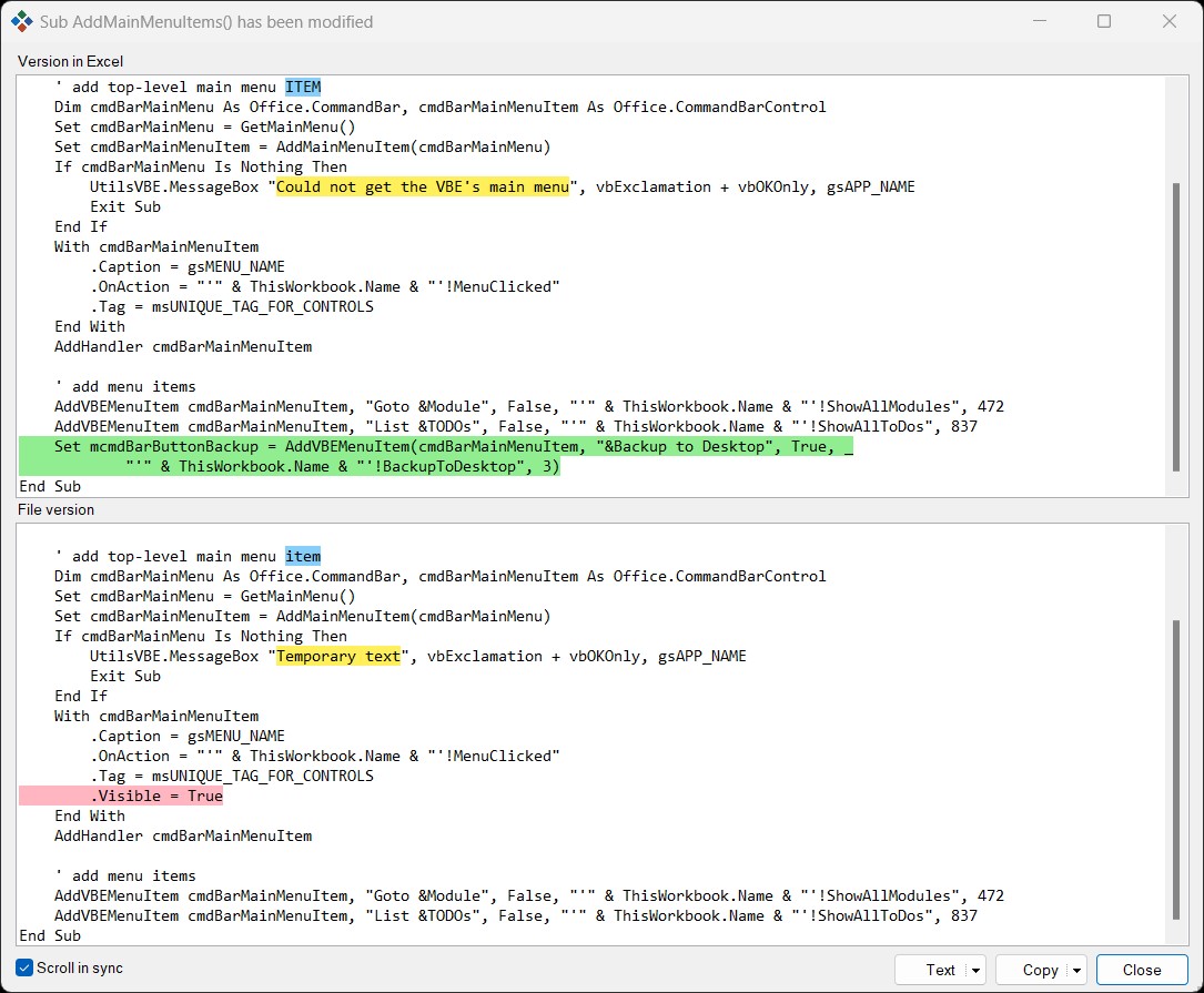 Compare Modules