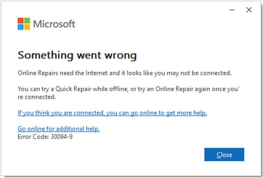Something went wrong #2
