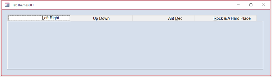 Tab Control: Use Themes = No