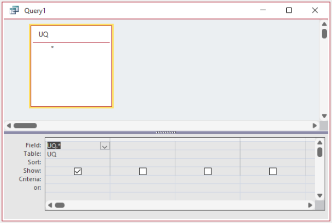 Union Subquery Fields not Shown