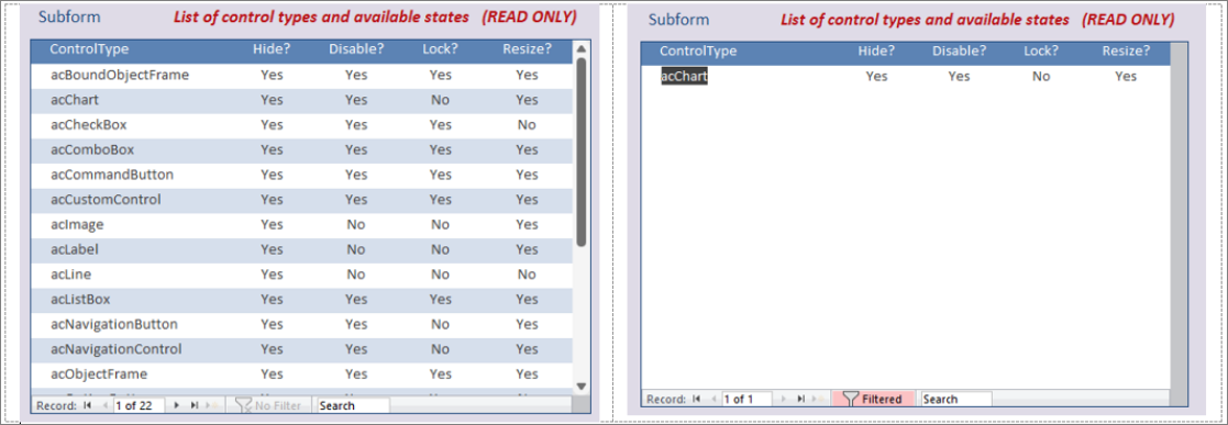 Cont Form Filter Grey Bar