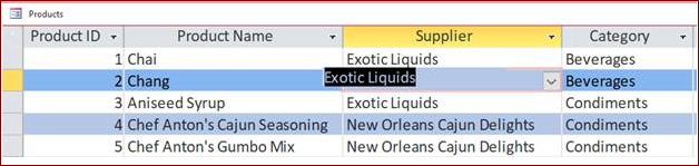 Datasheet Zoom Combo Box Text Glitch 1