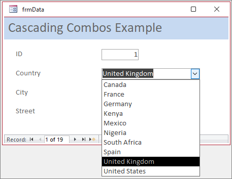 Select Country