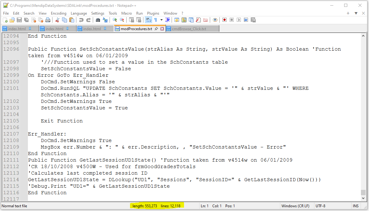 Code Module Size