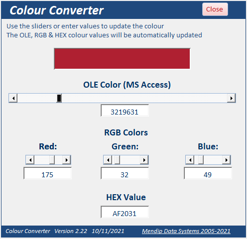 Colour Converter