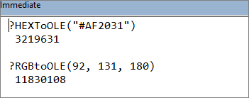 Convert To OLE Examples