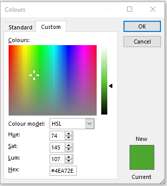 Office Color Selector