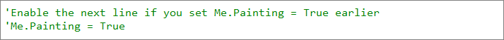 Screen Painting True