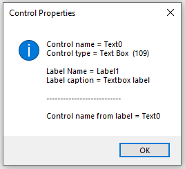 Textbox Control Properties