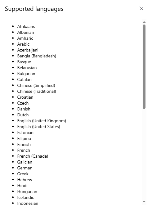 Win 11 Snipping Tool Supporterd Languages