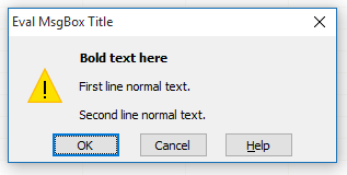 Eval MsgBox (HelpFile / Context included)