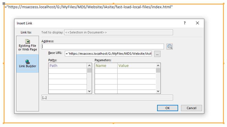 localhost prefix