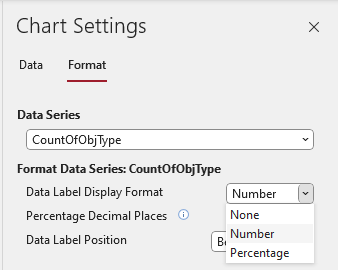 Doughnut Chart Format Settings 1