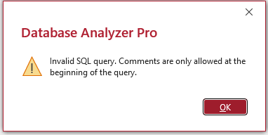 Monaco SQL Editor - Changes, Bugs and Fixes