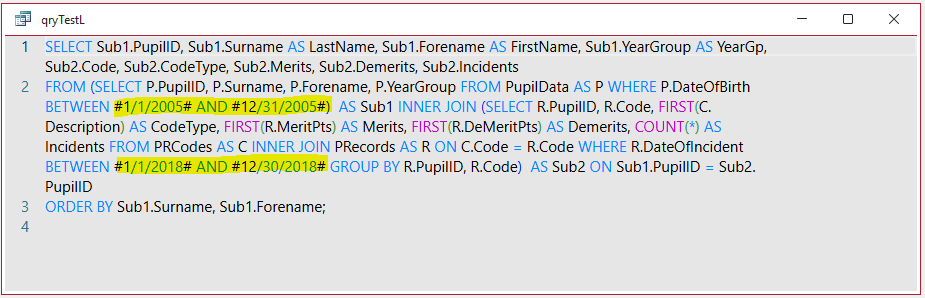 Monaco SQL Editor - Changes, Bugs and Fixes