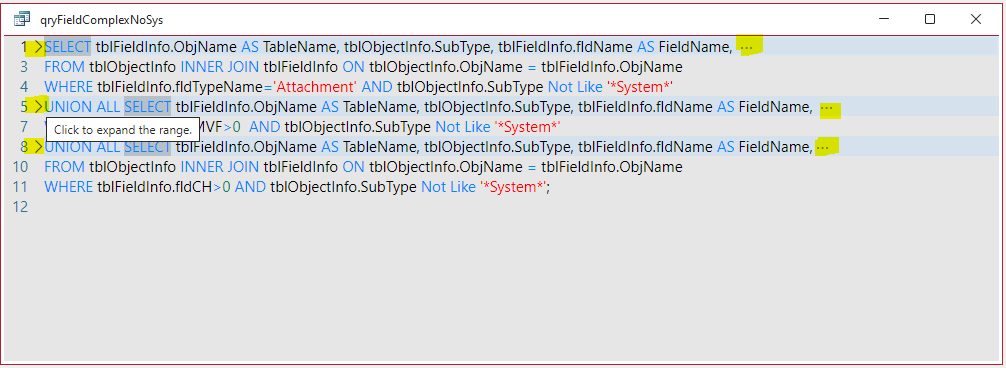 Indentation Collapsed