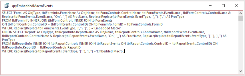 Old SQL Editor