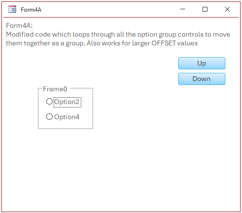 Form4A - Vertically aligned controls