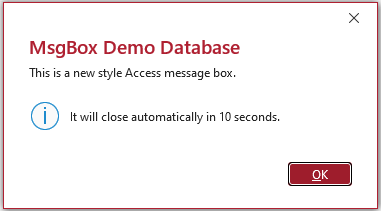 New Style Timed Message