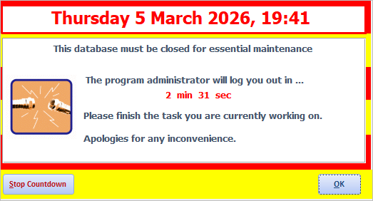 Timed Message Form