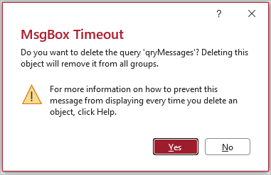 Delete Object Message