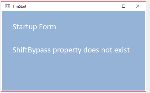 BypassKey does not exist