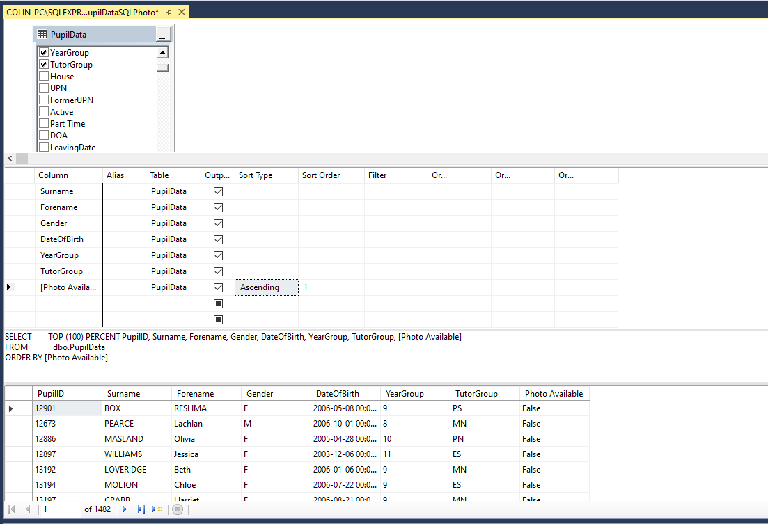 View in SQL Server