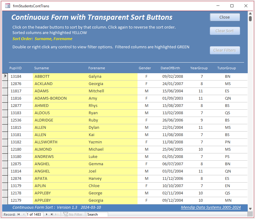 Form2 Transparent Buttons