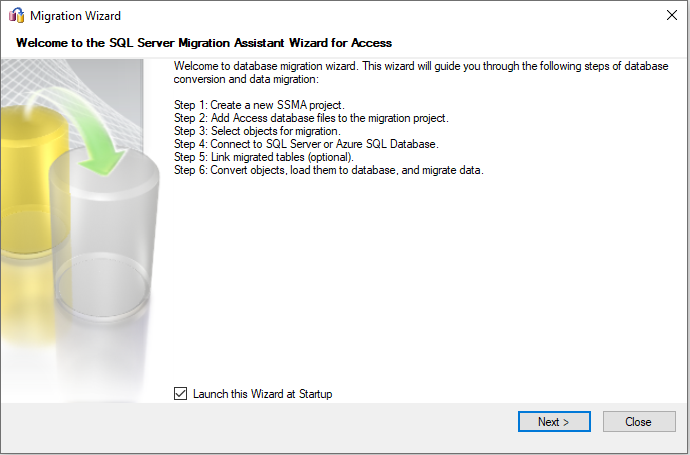 SSMA Migration Wizard