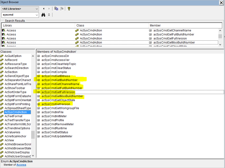 New Version SysCmd Actions