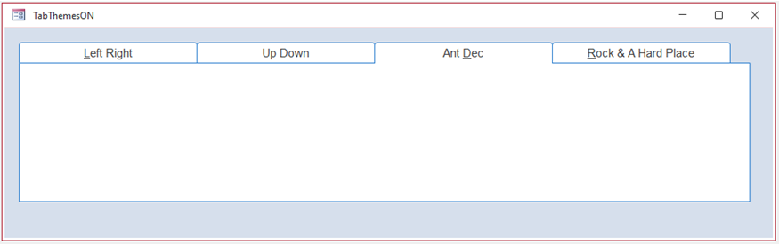 Tab Control - Use Theme = Yes