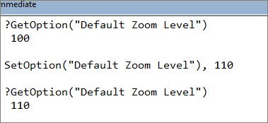 Default Zoom Code